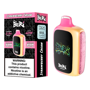 Strawberry Cream Beri Crush 50K Puffs Disposable Vape