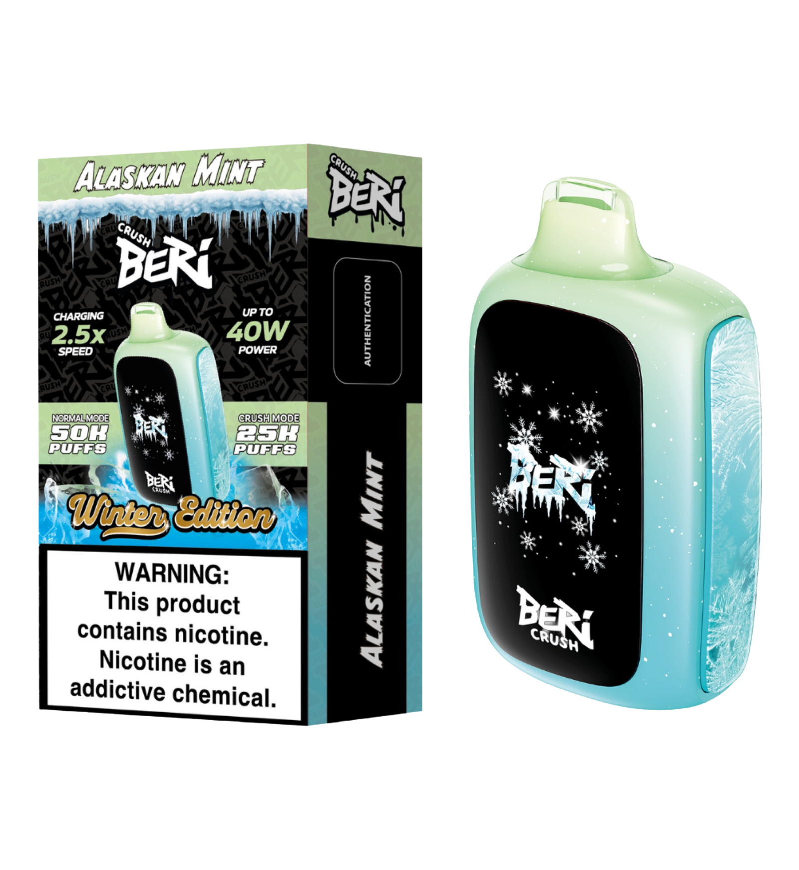 Alaskan Mint Beri Crush 50k Disposable Vape (Winter Edition)