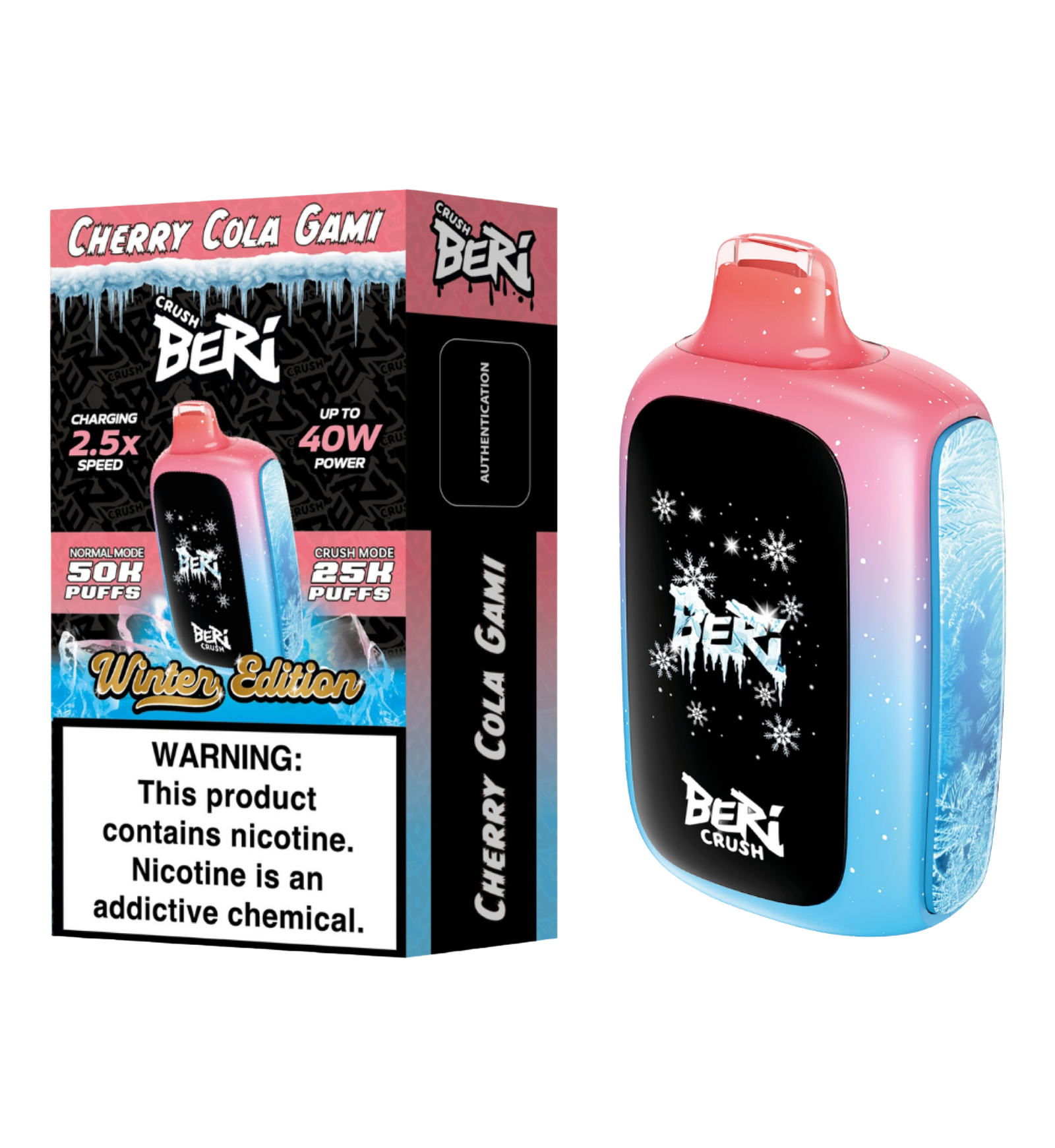 Cherry Cola Gami Beri Crush 50k Disposable Vape (Winter Edition)