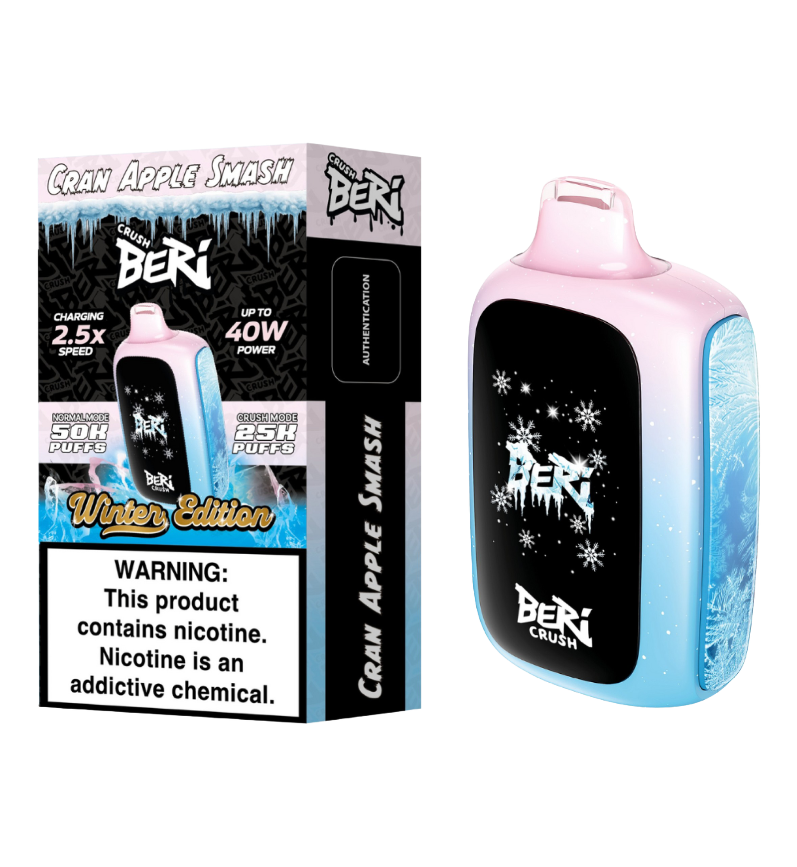 Cran Apple Smash Beri Crush 50k Disposable Vape (Winter Edition)