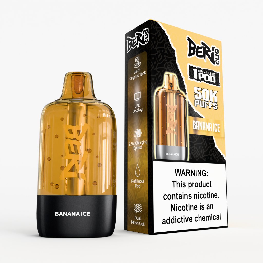 Banana Ice BERI CLIQ 50k Disposable Podt