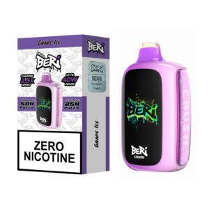 Grape Ice Beri Crush 50K Puffs Zero Nic Disposable Vape