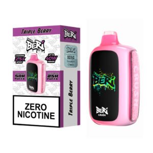Triple Berry Beri Crush 50K Puffs Zero Nic Disposable Vape